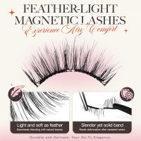 LASHVIEW Upgrade Magnetic Eyelashes with Applicator Reusable Soft Magnetic Eyelashes Natural Look No Glue Needed Lashes Kit Easy to Wear and Remove(A02) - Image 7