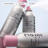Eva NYC Kweeen Silver Hair and Body Glitter Spray - Our Original Ultra Shimmery Glitter, New Look - Adds Shine + Non-Sticky - Quick Drying Sparkle Spray - Warm Vanilla Scent - 4.9 oz - Image 4