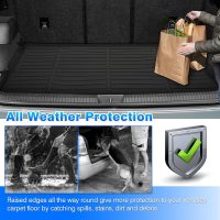 Floor Mats for Volkswagen Tiguan 2018-2023 2024 (Only for 5 Seater) All Weather Cargo Liner for Tiguan Accessories TPE Car Floor Mats Carpet Protection - Image 6