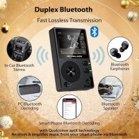 H2 HiFi MP3 Player with Bluetooth, Lossless DSD DAC Flac, High Resolution Music Player, Portable Audio Player with 64 GB Memory Card, Supports up to 512GB - Image 3