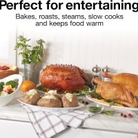 Proctor Silex 24-Pound Electric Roaster Oven with Variable Temperature Control, Self-Basting Lid & Removable Pan, 18 Quart, Black (32211) - Image 7