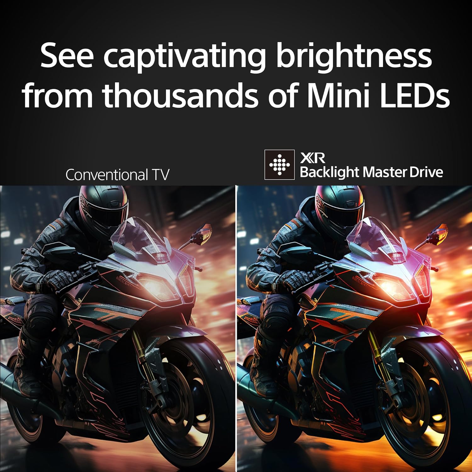 Sony 65 Inch Mini LED QLED 4K Ultra HD TV BRAVIA 7 Smart Google TV with Dolby Vision HDR and Exclusive Features for PlayStation®5 (K-65XR70) - Image 4