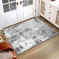 Entryway Rug 3x5 Grey Bedroom Area Rug Washable Non Slip Abstract Boho Rugs for Indoor Entry, Kitchen, Classroom, Bathroom, Kids Girls Room, Office, College Dorm Small Carpet - Image 9