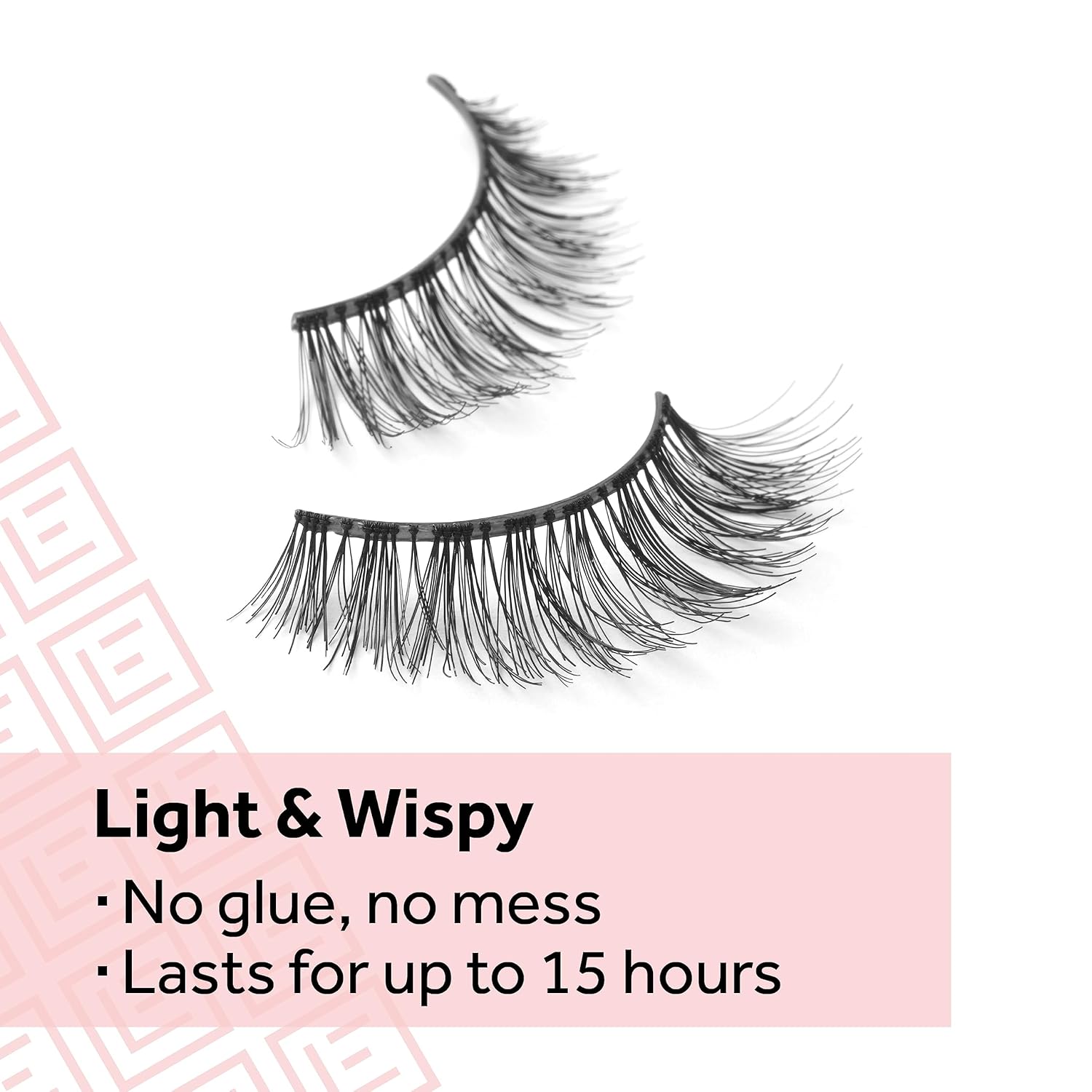 Eylure Pre-Glued False Eyelashes, Wispy Light No. 117 - Image 3