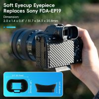 Soft Silicon Camera Viewfinder Eyecup Eye Cup Eyepiece Replacement for Sony Alpha A1II A7R V A7RV A7R5 A7 IV A7M4 A7IV A9III A1 II A7S III A7SIII A7S3 ILCE-7SM3 EVF Eyeshade Replaces Sony FDA-EP19 - Image 2