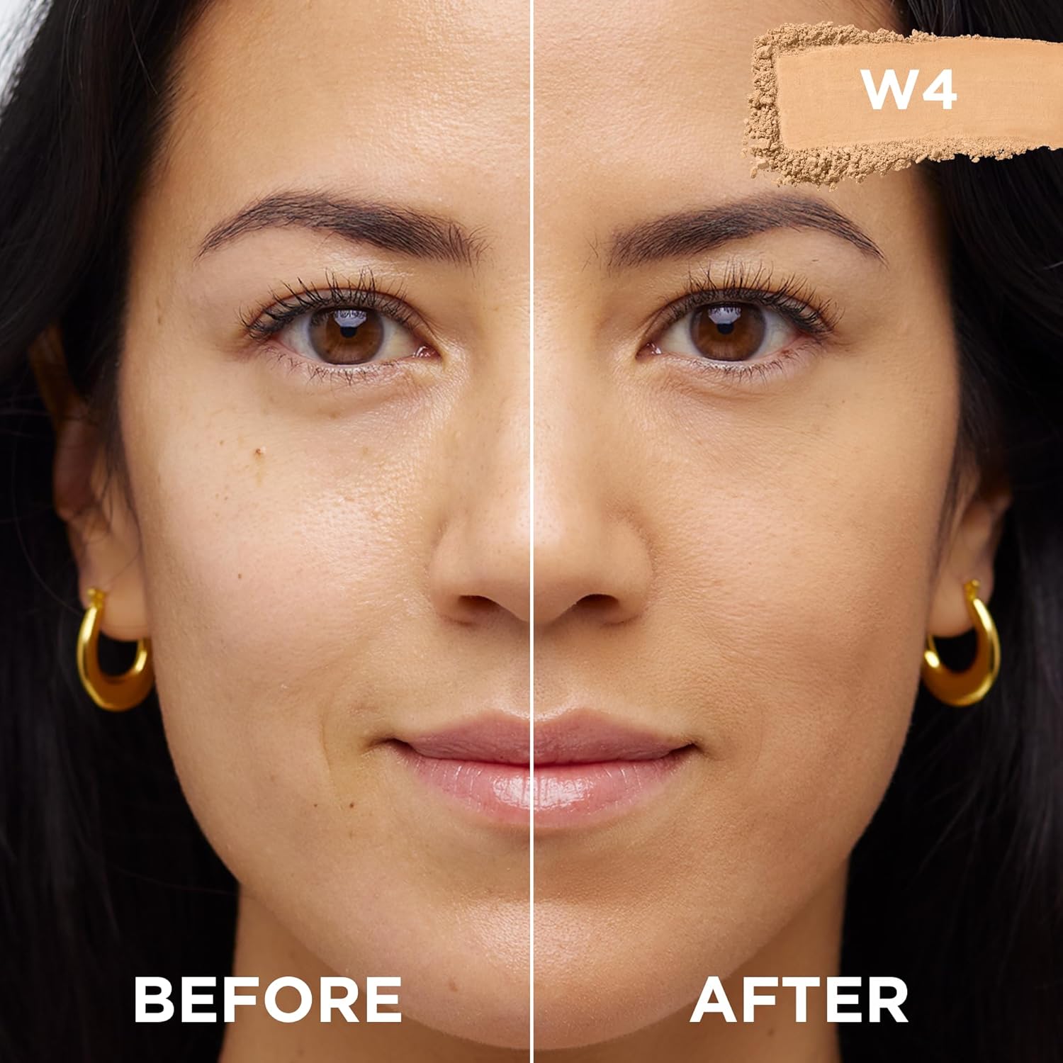 L'Oreal Paris True Match Super Blendable Oil Free Powder Foundation, W4 Light Medium, 0.33 oz, Packaging May Vary - Image 2