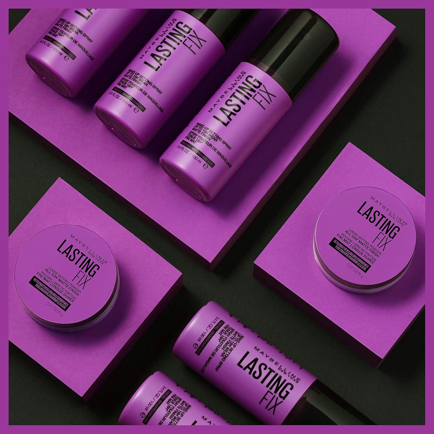 Maybelline New York Facestudio Lasting Fix Makeup Setting Spray, Matte Finish, 3.4 fl. oz. - Image 7