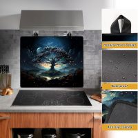 KitchenRaku Stove Cover, Stove Top Covers for Electric Stove, Ceramic Glass Cooktop Protector, Electric Stove Cover, Glass Top Stove Cover, 52x78cm (Huge Tree Pattren) - Image 8