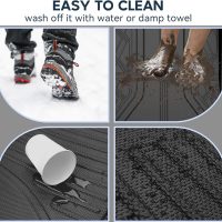 Cargo Liner Compatible with Cadillac CT5 CT5-V 2020-2025 Weather-Resistant Trunk Mats for Cars with Raised Lip Non-Slip Car Rear Trunk Mat Tray Pad Boot - Image 5