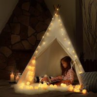 Star String Lights 10Ft 20 LED Fairy Lights Battery Operated Waterproof Indoor Outdoor Twinkle Christmas Lights for Bedroom Party Wedding Xmas Tree Decoration (Warm White) - Image 4