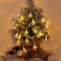 Brightown Solar Christmas Snowflake String Lights 100 LED 39 FT Outdoor Waterproof Fairy Lights with 8 Lighting Modes for Wedding, Party, Tree, Room, Garden, Patio, Yard, Home, Warm White - Image 5