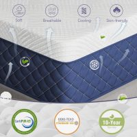 Queen Mattresses, 12 Inch Hybrid Queen Mattress in a Box, Memory Foam and Individual Pocket Spring Breathable Comfort for Sleep Supportive and Pressure Relief, CertiPUR-US, 60"*80"*12" - Image 2