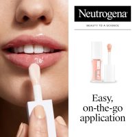 Neutrogena Hydro Boost Tinted Lip Oil with Hyaluronic Acid, Designed to Hydrate & Nourish While Providing a Luxurious Pop of Color for Fuller-Looking Lips, Light Pink, .2 fl. oz - Image 3