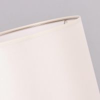 Wellmet CreamWhite 14"x14"x17" inches Lampshade, Required Assembly for Table Lamp, Bedside Lamp, Floor Lamp, Fabric Drum Lampshade Classic Modern Style, Metal Spider Fitter - Image 5