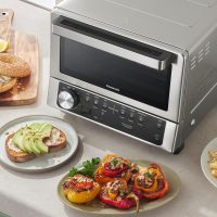 Panasonic FlashXpress Toaster Oven Countertop, 4-Slice Compact Size w/Double Infrared Heating, PFAS-free, 6 Auto Cook Options & Precise Temperature Control, 1300W - NB-G200P (Stainless Steel) - Image 9