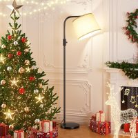 Ambimall 𝐅𝐮𝐥𝐥𝐲 𝐃𝐢𝐦𝐦𝐚𝐛𝐥𝐞 Floor Lamp - Floor Lamps 9W 𝐋𝐄𝐃 Light Bulb Included, Standing Lamps for Living Room with Adjust Head, Modern Standing Tall Light Rotary Switch for Office - Image 9