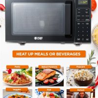 Commercial Chef 5-in-1 Countertop Microwave Air Fryer Combo, 0.9 Cu. Ft. Capacity, Microwave Air Fryer Convection Oven Bake and Roast, 900W, 10 Power Levels - Image 2