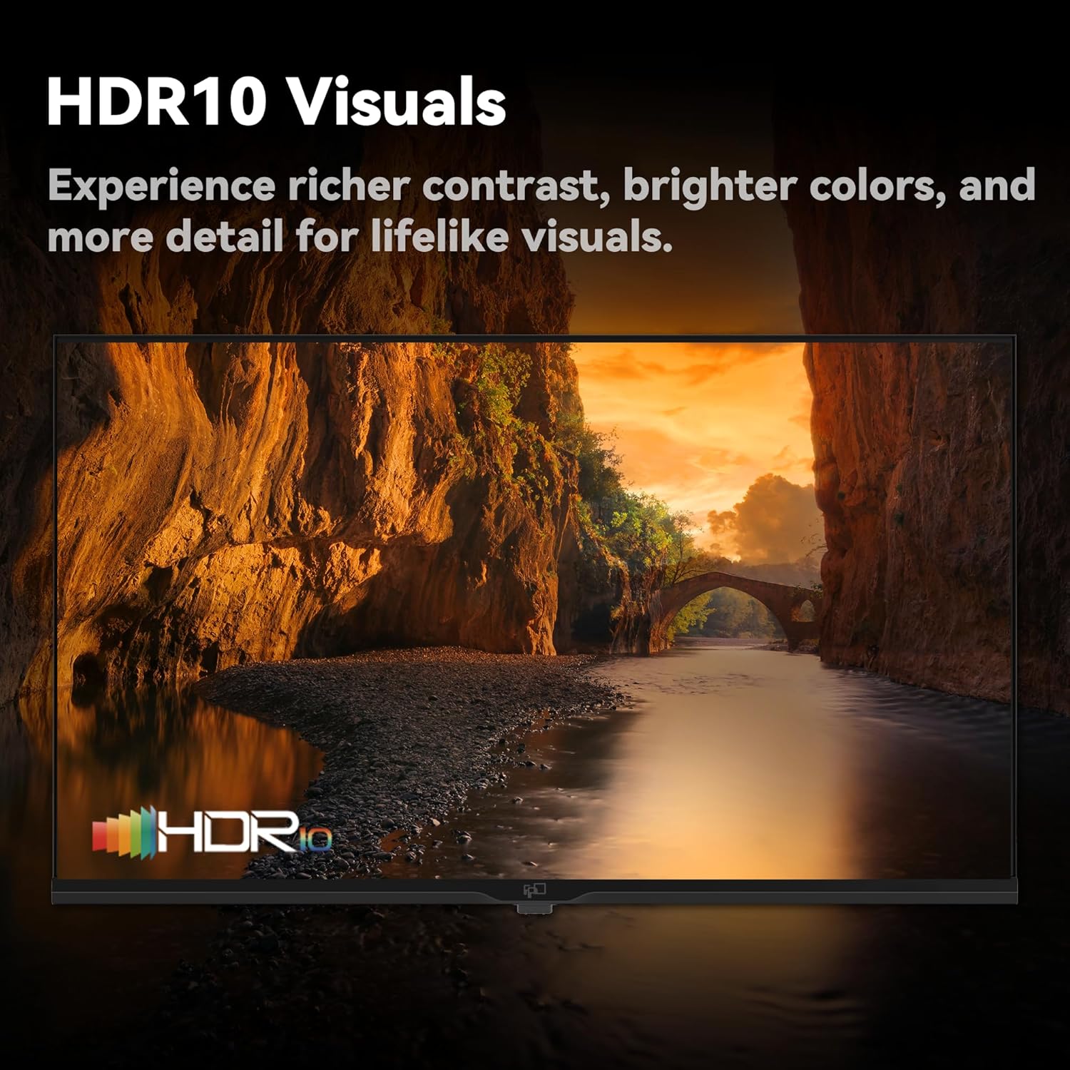 FPD 43 Inch Smart TV 1080P Full HD Powered by Tizen OS Compatible with Dolby Audio, HDR 10, HDMI, WiFi, Bluetooth, Flat Screen Television (AT43-P1, 2025) - Image 4