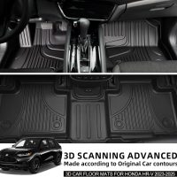 Floor Mats & Cargo Liner & Backrest Mat Custom Fit for Honda HRV 2026 2025 2024 2023 (Include Hybrid) and Acura ADX 2025: All Weather TPE Floor Mats for HR-V Floor Liner Accessories - Image 3