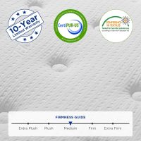 Full Mattress,12 Inch Hybrid Mattress in a Box with Gel Memory Foam,Individually Wrapped Pocket Coils Innerspring for a Cool & Peaceful Sleep,CertiPUR-US. - Image 3