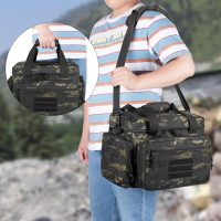 DSLEAF Tactical Gun Range Bag for 4 Handguns, Pistol Shooting Range Bag with 6X Magazine Slots and Extra Pockets for Ammo and Essentials - Image 5