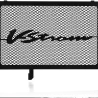 YUANQIAN Motorcycle Radiator Grille Guard Cover Compatible With V-STROM | VSTROM 650 | DL650 2011-2023 V-Strom 650X 2017 2018 2019 2020-Black - Image 4