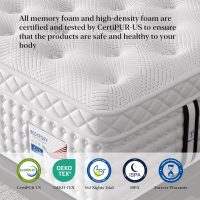 BedStory Firm King Size Mattress 14 Inch, Luxury Hybrid Mattress in a Box for Zoned Pressure and Pain Relief, Signature Collection Deep Sleep Mattresses, Forever Warranty,365 Nights Trial - Image 3