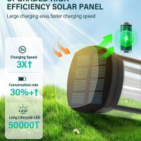 Solar Pathway Lights Outdoor 6 Pack, Bright Solar Path Lights Outside Waterproof, Walkway Light Solar Powered Landscape Lights for Driveway Lawn Patio Sidewalk Yard - Image 3