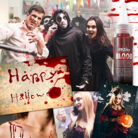 Authentic Fake Blood 0.88 fl oz I Realistic Halloween Make up I For Vampire Costumes I Washable Fake Blood for Halloween & Carnival I Ideal for Zombie & Vampire Makeup Kit - Image 2