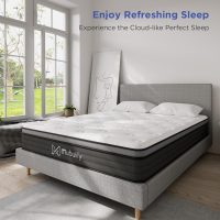 Full Mattress,12 Inch Hybrid Mattress in a Box with Gel Memory Foam,Individually Wrapped Pocket Coils Innerspring for a Cool & Peaceful Sleep,CertiPUR-US. - Image 7