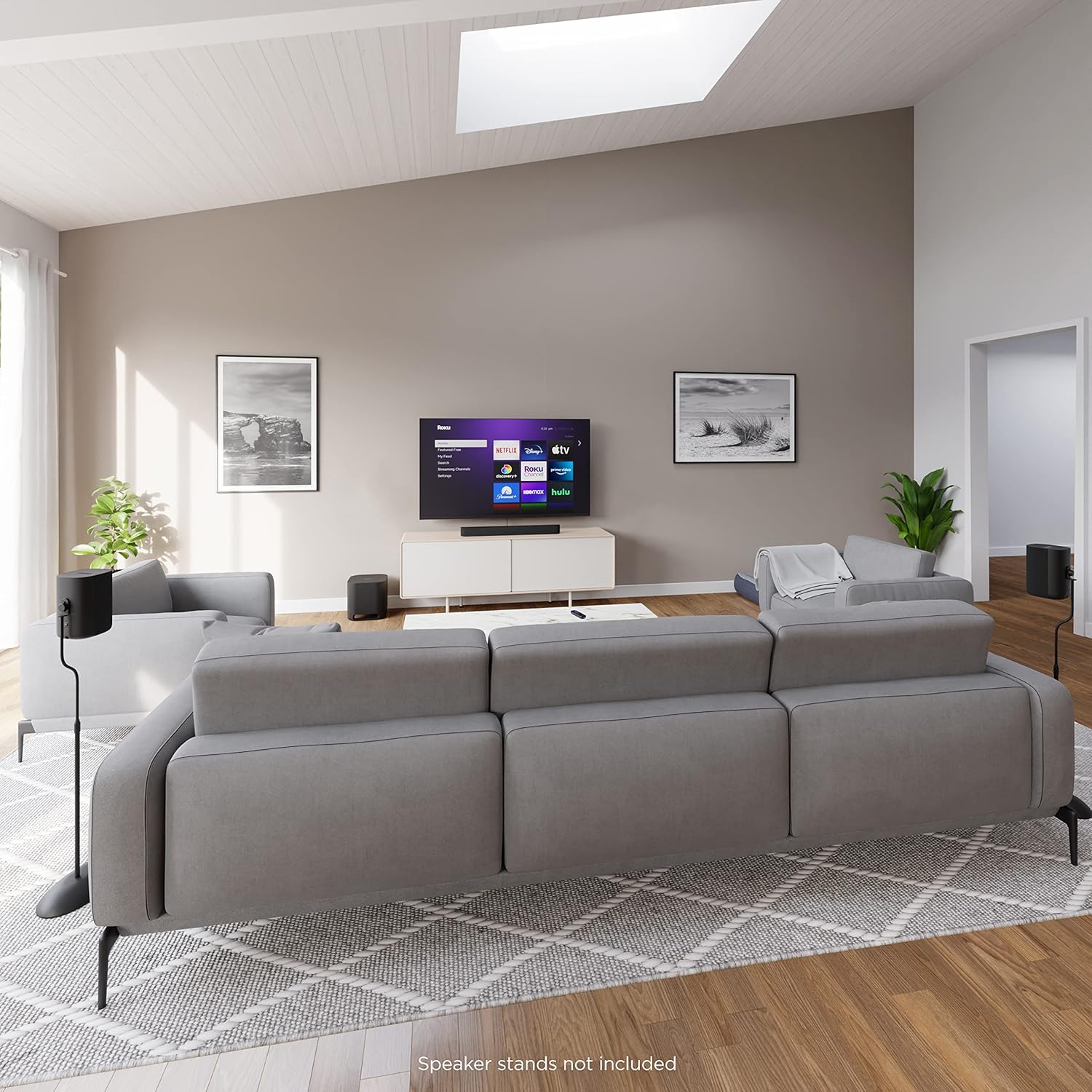 Roku Wireless Speakers (for Roku Streambars or Roku TV),Black 2 Count (Pack of 1) - Image 6