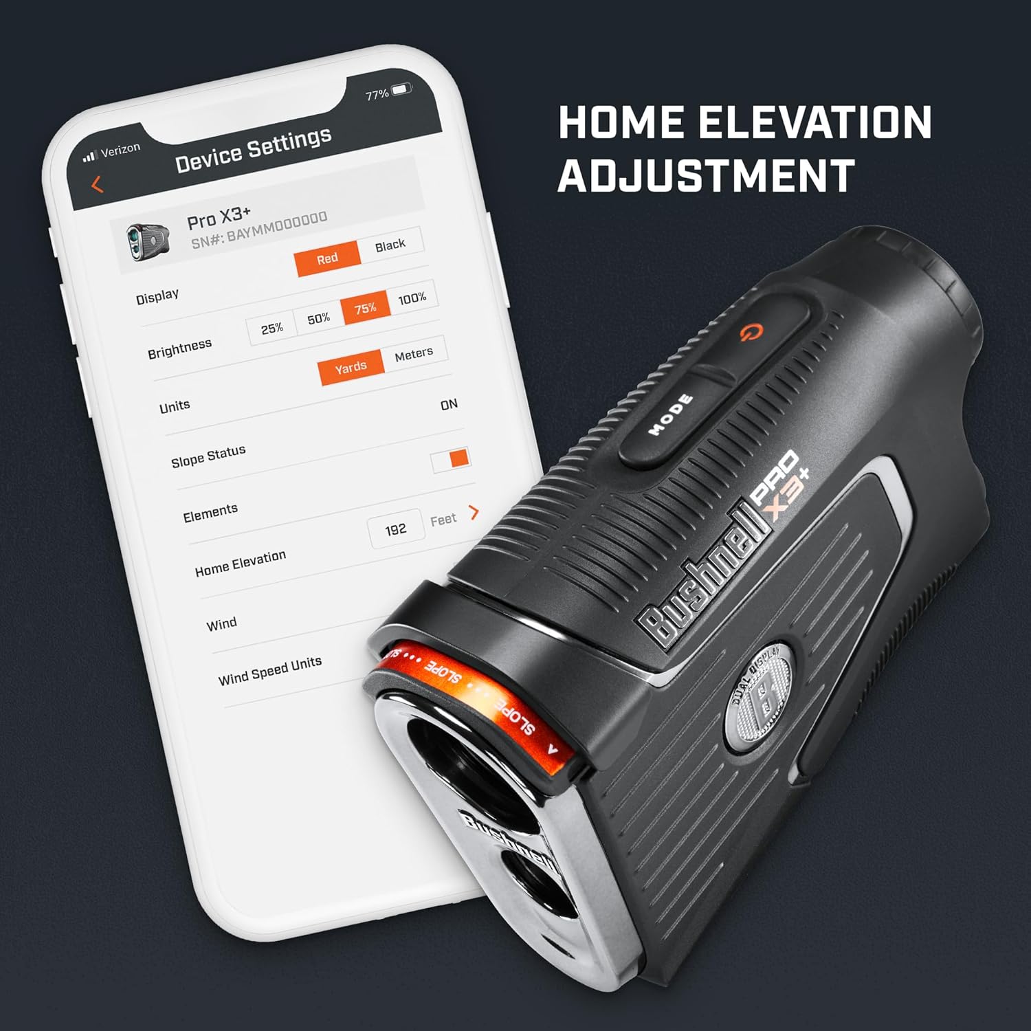 Bushnell Pro X3+ Golf Rangefinder with Wind Speed and Direction,1300 Yard Range,7X Magnification, Pin Locking with Visual Jolt - Image 10
