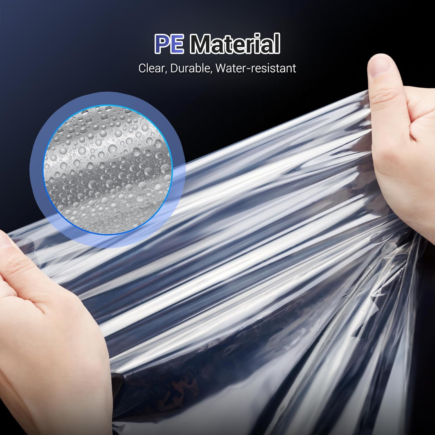 2 Pack Camera Rain Cover Clear Sleeve Protector for Sony A7R V A7 IV A7S III II A6700 A6600 A6500 A6400 A6300 A6100 A6000 A7C Nikon Z8 Z5 Z50 Z30 Z7 Z6 II D780 D7500 D5600 D3500 P1000 - Image 9