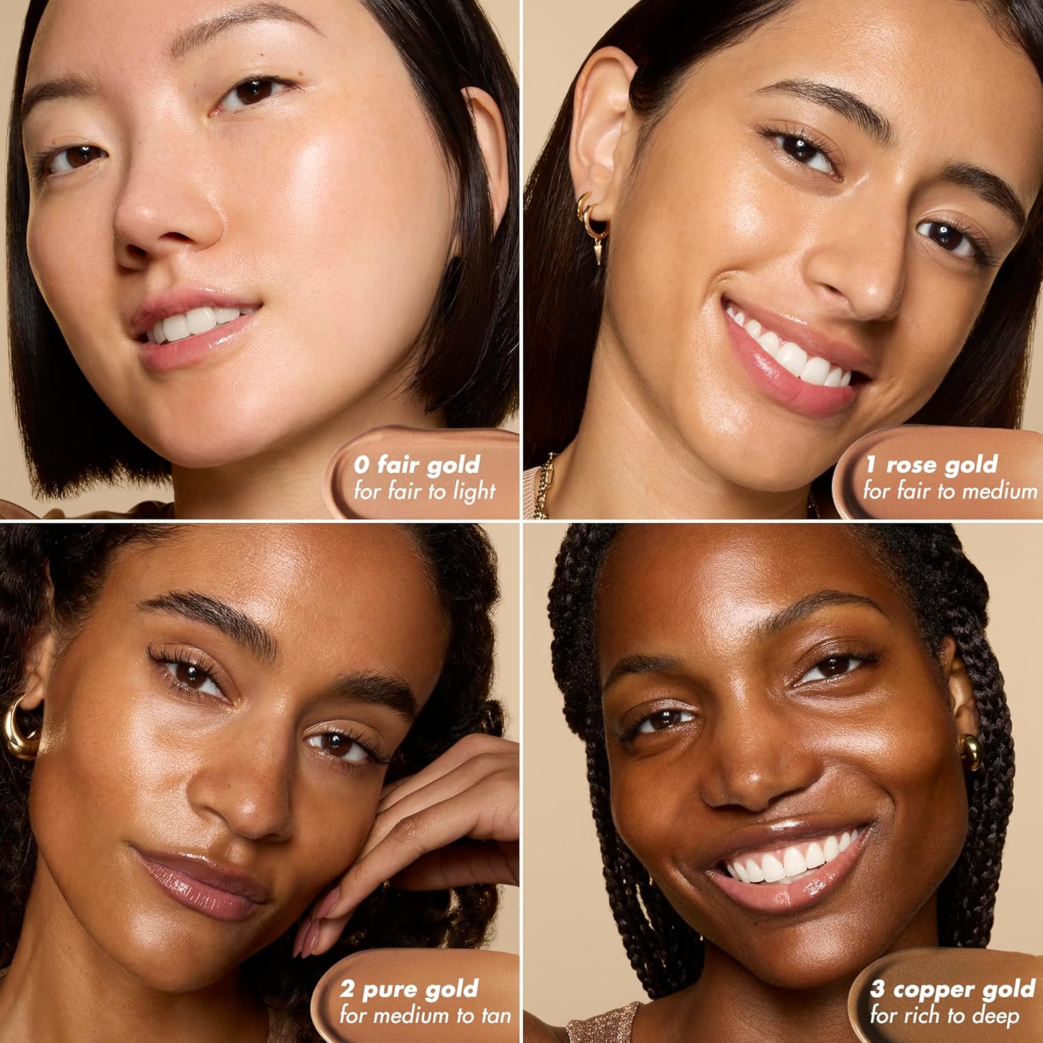 e.l.f. SKIN Bronzing Drops, Liquid Bronzer For Face & Skin, Creates A Sun-Kissed Glow, Infused With Vitamin E, Vegan & Cruelty-Free, Pure Gold - Image 4