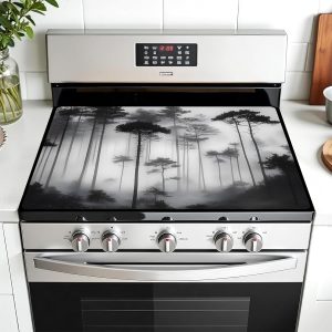 Stove Top Covers for Electric Stove: Protector Glass Stove Top Expands Counter Space, Stylish Kitchen Decor Heat Resistant(G253968)