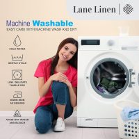 LANE LINEN Luxury Hotel Style 100% Egyptian Cotton Bed Sheets King Size – Mercerized Cotton, Silky Finish, No-Pill, Fade-Resistant, Sustainably Produced King Bedding Set – French Blue - Image 8