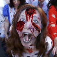 FANRUI 8 Sheets Halloween Fake Scar Tattoos For Women Men Adults Kids, Fake Wound Realistic Blood Injury Cut Scratches Stitches Temporary Tattoos Stickers Chucky Makeup Kit, Scary Face Zombie Makeup Prank Masquerade Accessories - Image 5