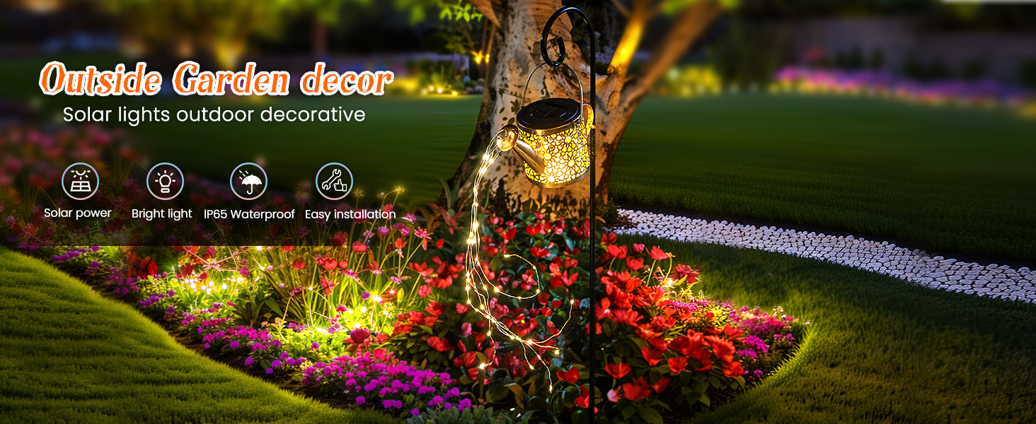 Solar Lights Outdoor Decorative