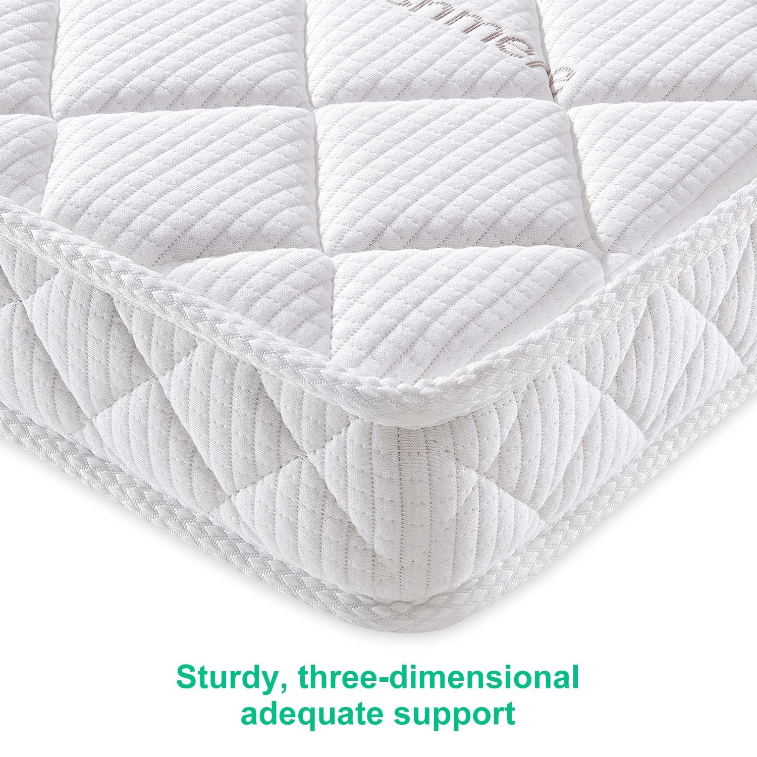 Premium Crib & Toddler Mattress,100% Knitted Fabric, Premium Fleece Surface-Hypoallergenic, 5" Thick Firm Soft Crib Mattress, Non-Toxic - Fits Standard Cribs & Toddler Beds - Image 4