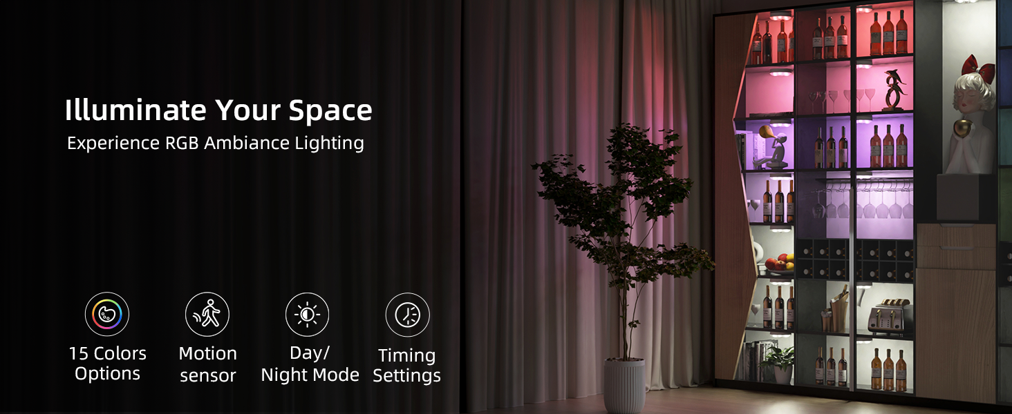 Puck lights with remote