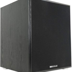 Rockville Rock Shaker 12 800W Powered Home Theater Subwoofer, Deep Bass, Adjustable Crossover, Compact Design, for Home Audio Enthusiasts