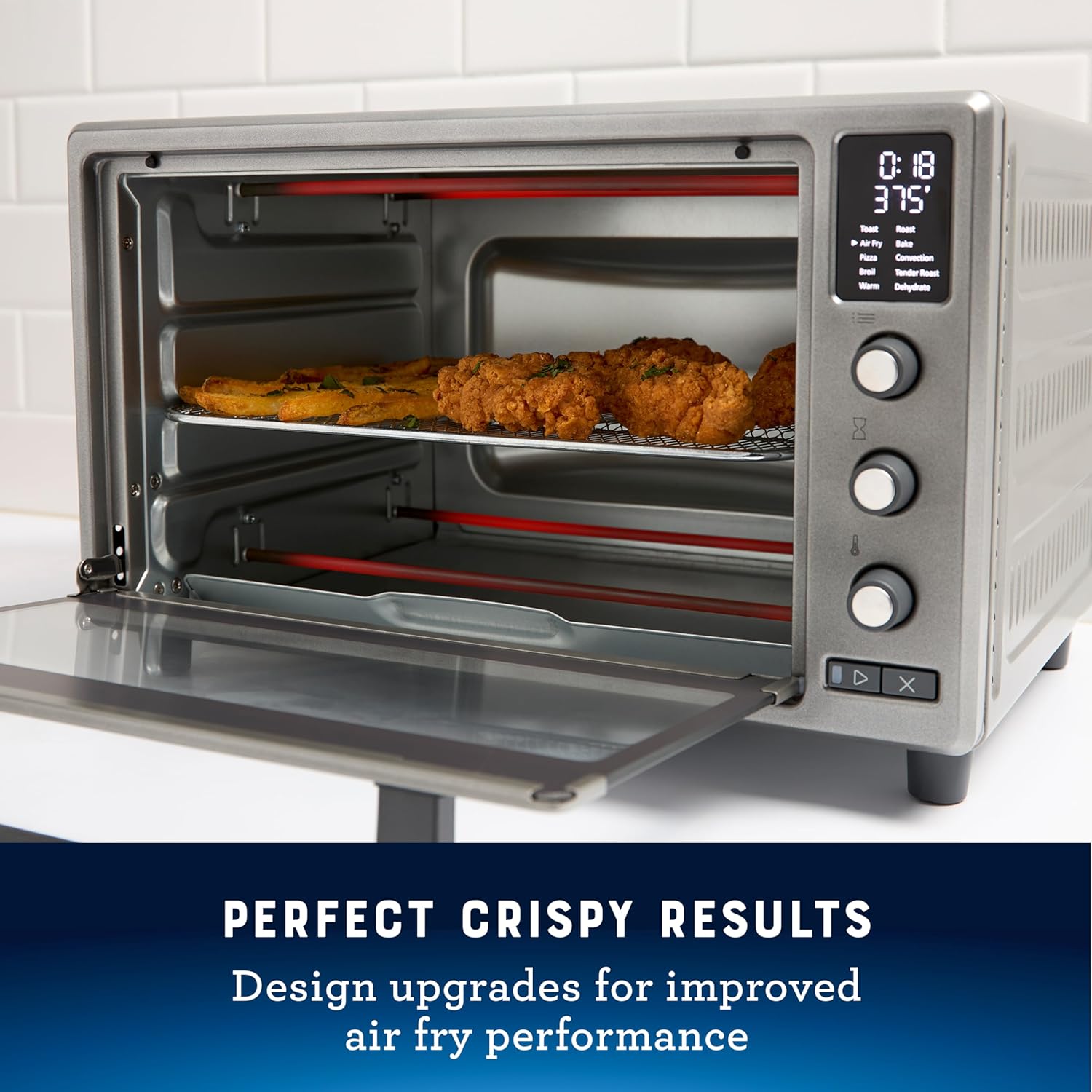 Oster 10 Function Air Fryer Oven Toaster Oven Countertop - Image 2