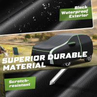 Mixsuper Liner Car Cover for Honda HR-V 1998-2026, 7 Layers Waterproof Car Cover Accessories for HRV with Zipper Door, Windproof Straps, Reflective Strips, Anti-UV, All Weather - Image 5