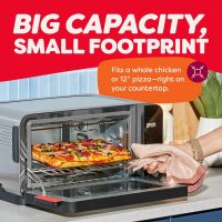 Instant Pot 6-Slice InstantHeat 10-in-1 Air Fryer Toaster Oven, Air Fry, Roast, Bake, Sear Crisp, Toast, Bagel, Broil, Dehydrate, Reheat, and Make Pizza - Image 7