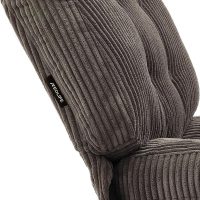 Redlife Criss Cross Chair No Wheels Corduroy Swivel Accent Chair Comfy Lounge Chairs Armless Wide Lazy Upholstered Chairs for Bedroom Living Room Reading Room (Coffee) - Image 9