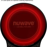 Nuwave Precision Induction Cooktop Gold, 12” Shatter-Proof Ceramic Glass Surface, Large 8” Heating Coil, Portable, 51Temp Settings 100°F to 575°F, 3 Wattage Settings 600, 900, and 1500 Watts - Image 4
