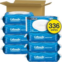 Cottonelle Fresh Feel Flushable Wet Wipes, Adult Wet Wipes, 8 Flip-Top Packs, 42 Wipes Per Pack (336 Total Wipes), Packaging May Vary - Image 2