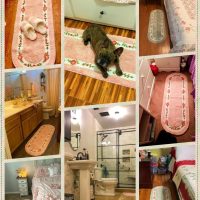 Stay Young Cute and Nice Rose Flower Area Rugs for Bedroom Living Room Bathroom Rugs Bath Mat Super Soft Non Slip Absorbent Green 17.71 x 49.21 Inch - Image 6