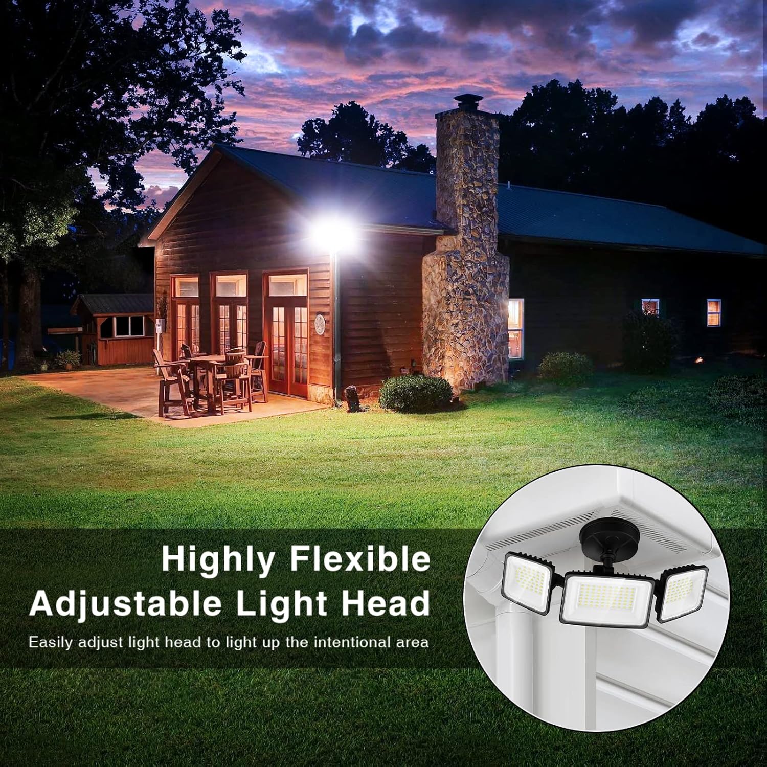 Onforu 130W LED Security Light, 13000LM Outdoor Indoor Flood Light Switch Controlled, IP65 Waterproof LED Exterior Floodlight, 6500K White Wall Mount Security Lighting for Entryway,Garage,Yard,Eave - Image 4