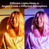 Sunset Lamp Projector with APP Control - 21 Color Changing LED Sunset Light, 180° Adjustable for Photography, Bedroom Decor, Party, Wedding, Mood Lighting - Image 4